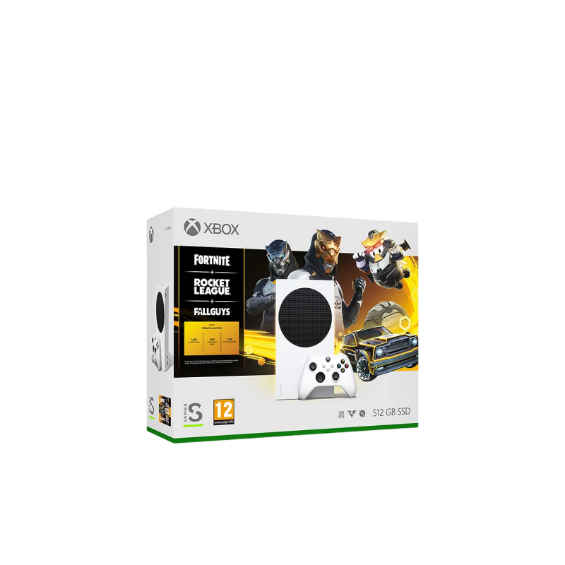 Microsoft Xbox Series S + Fortnite+RocketLeague+FallGuys
