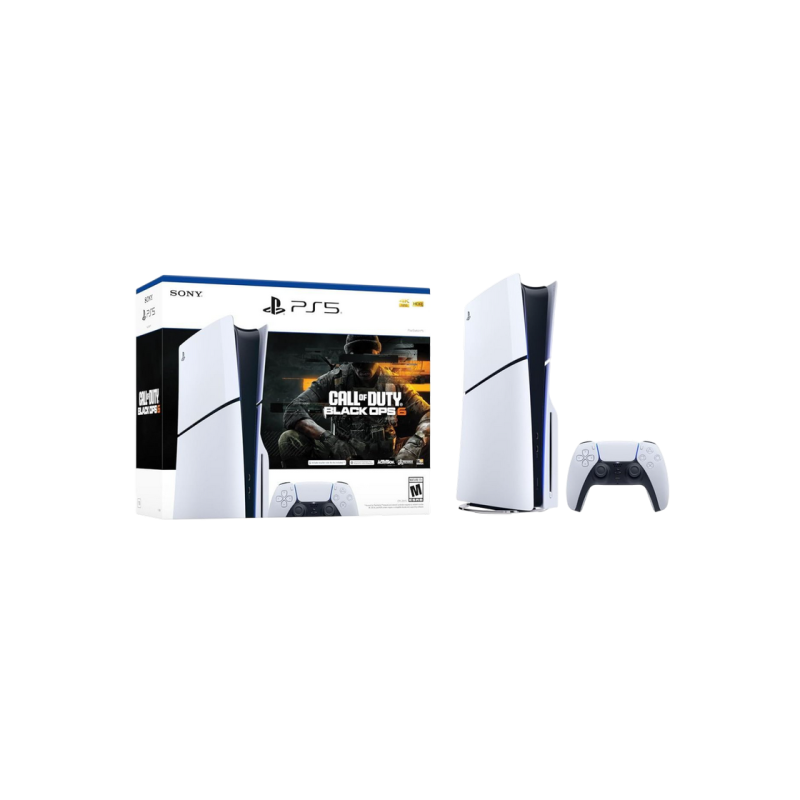 Комплект SONY PlayStation 5 Slim Disc Edition + Call of Duty Black Ops 6, 1 ТБ — белый