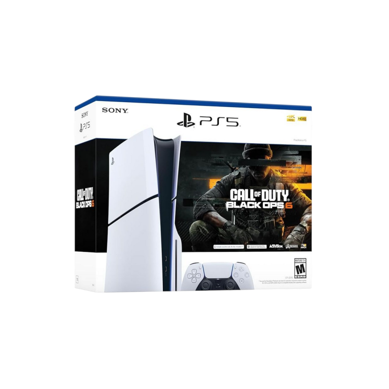 Комплект SONY PlayStation 5 Slim Disc Edition + Call of Duty Black Ops 6, 1 ТБ — белый