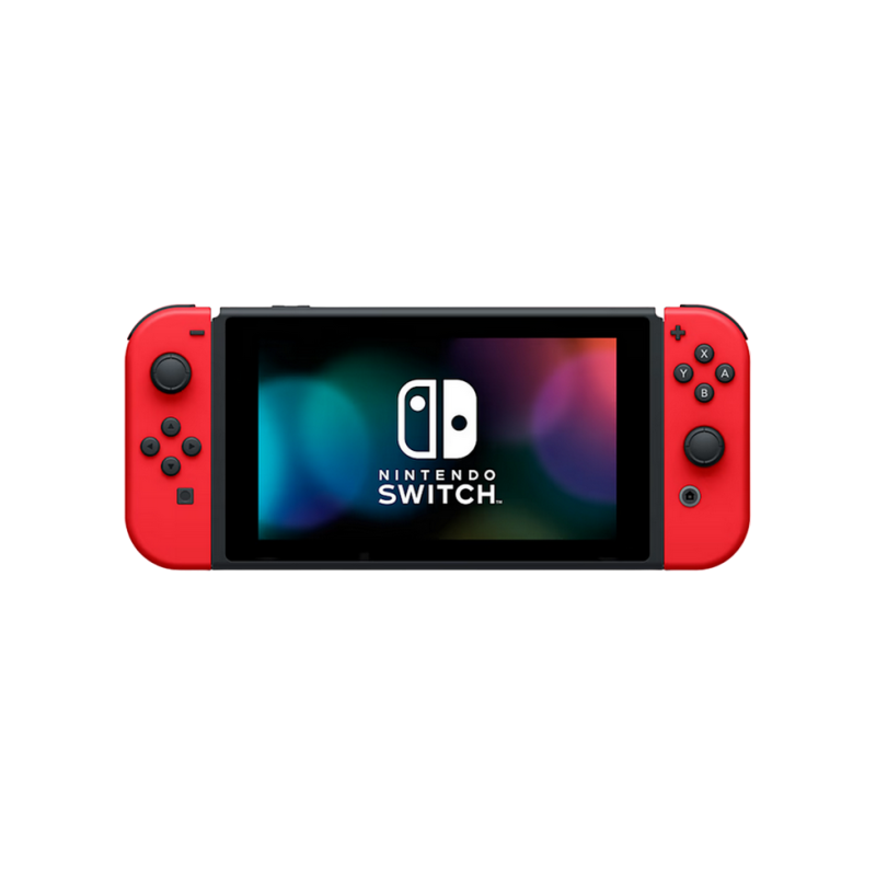 Nintendo Switch V1,1 Red Mario Day Bundle