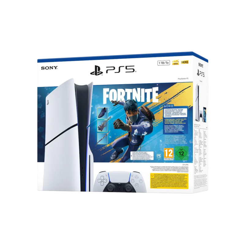 SONY PlayStation 5 Slim Disc Edition + Fortnite Flowering Chaos Bundel 1TB - White
