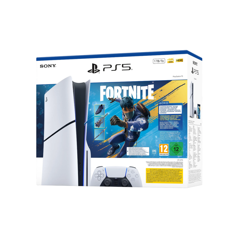 SONY PlayStation 5 D Slim Disc Edition Bundle ~Fortnite Flowering Chaos