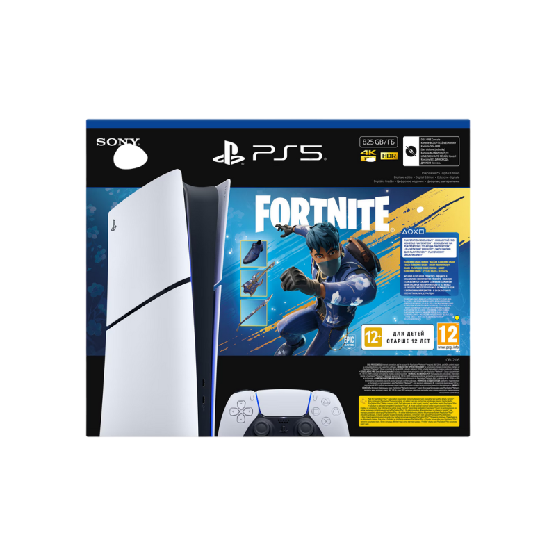 SONY PlayStation 5 D Slim Digital Edition Bundle ~Fortnite Flowering Chaos