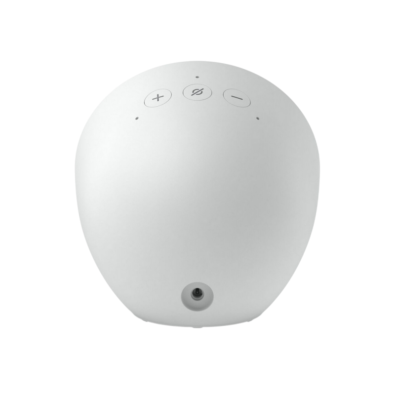 Amazon Echo Spot Smart Alarm Clock with Alexa (2024), Glacier White