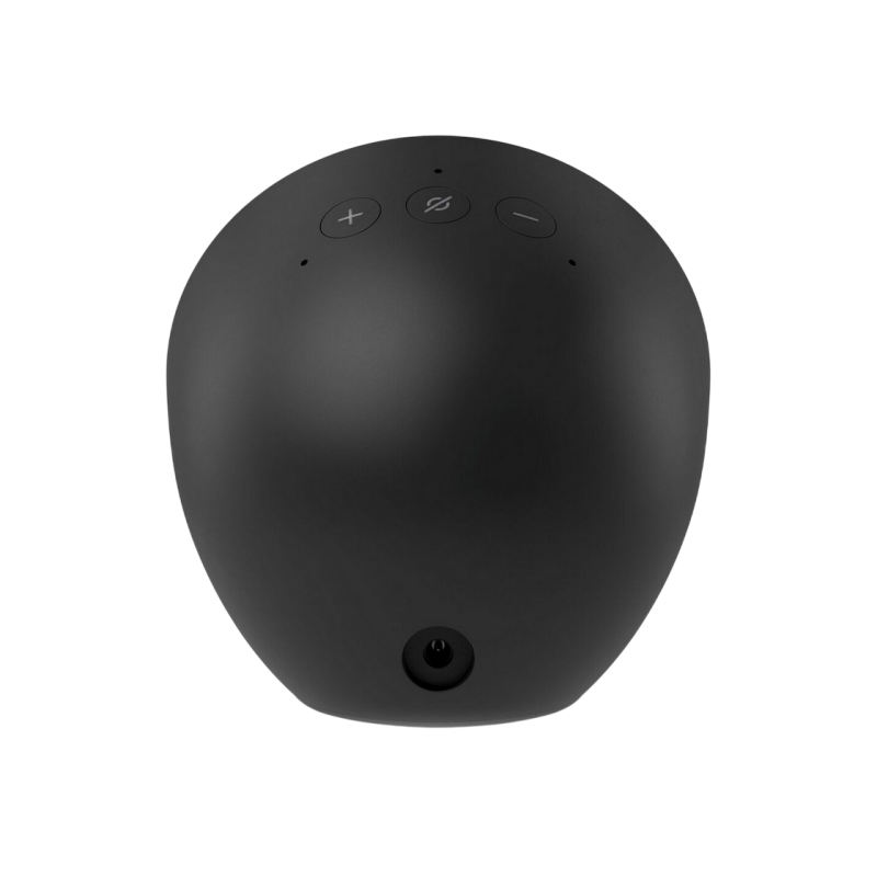 Amazon Echo Spot Smart Alarm Clock with Alexa (2024), Black