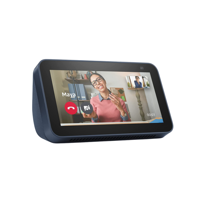 Amazon Echo Show 5 (2rd Gen) Smart Display and Alarm Clock, Deep Sea Blue