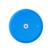 Портативная колонка Yandex station Lite 2 with Alice on YaGPT, Blue, YNDX-00026BLU