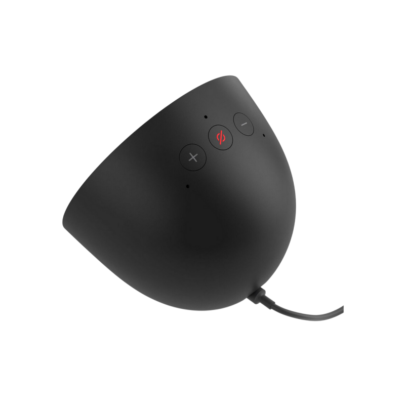 Amazon Echo Spot Smart Alarm Clock with Alexa (2024), Black