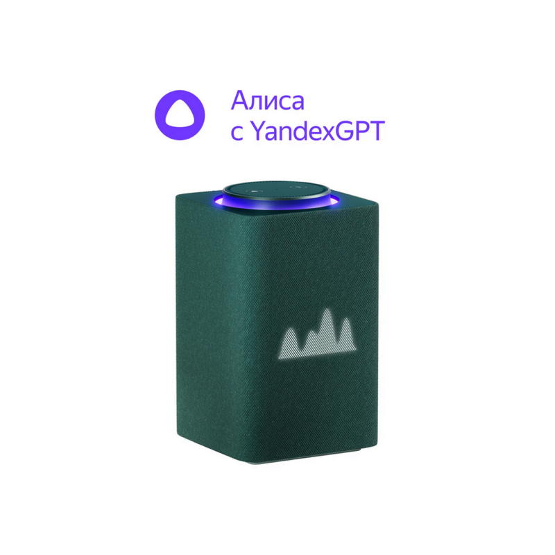 Портативная колонка Yandex Station Max with Zigbee, Green, YNDX-00053Z