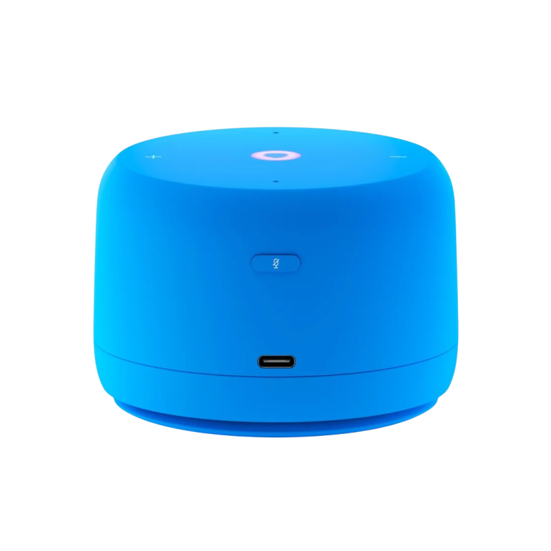 Портативная колонка Yandex station Lite 2 with Alice on YaGPT, Blue, YNDX-00026BLU