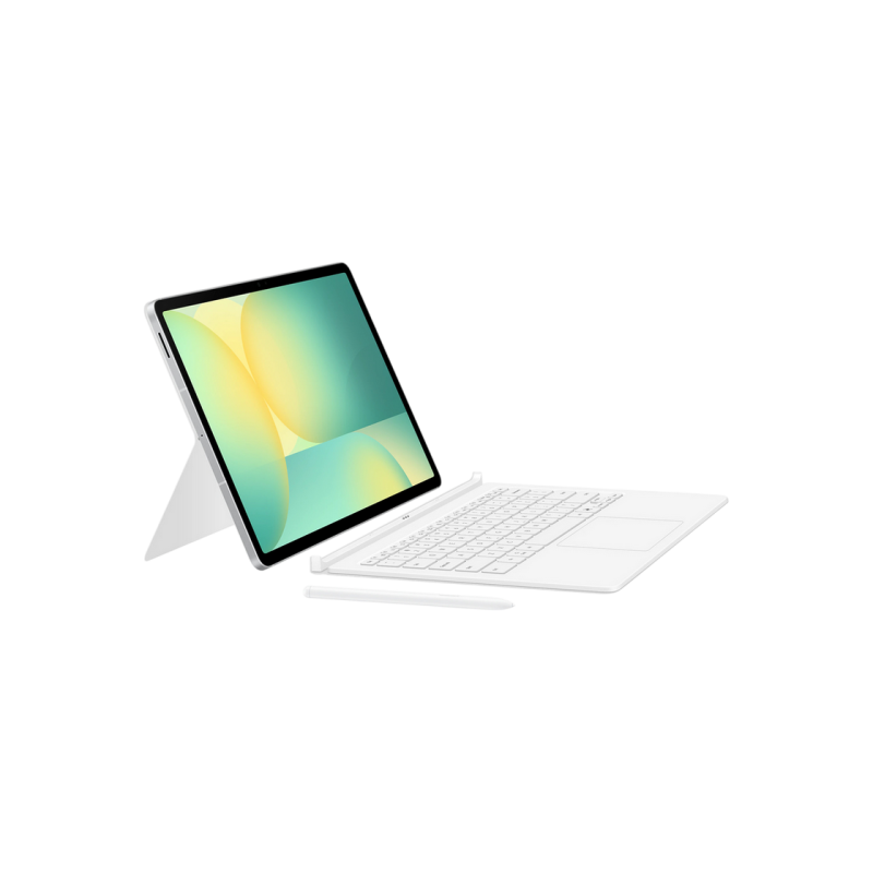 Чехол-книжка Keyboard Tab S10 FE+, белый
