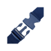 Сумка-пояс Rivacase 5512, для мобильных устройств, синяя