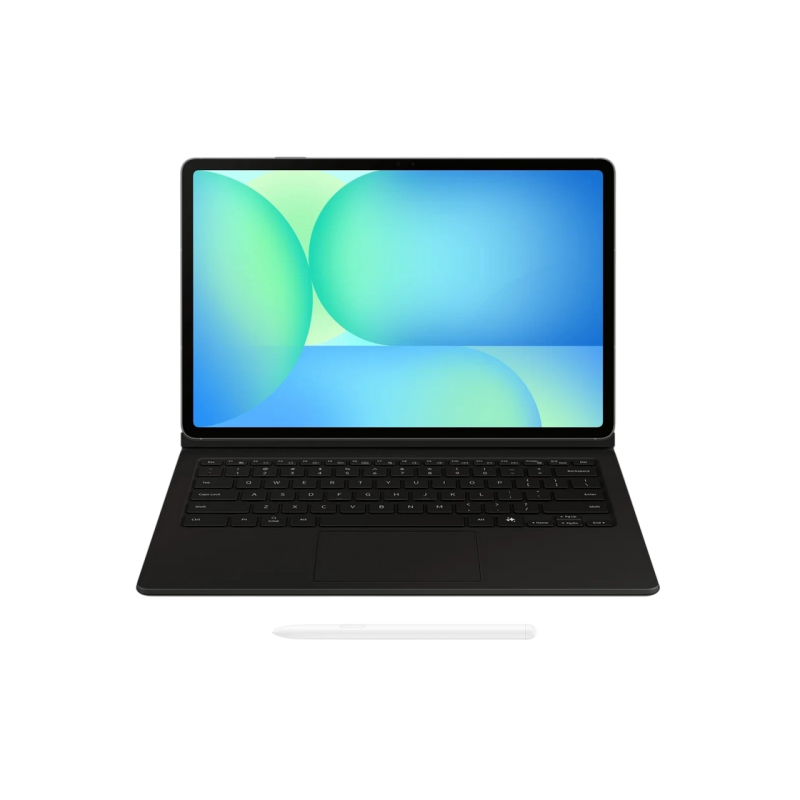 Чехол-книжка клавиатура Tab S10 FE+, черный