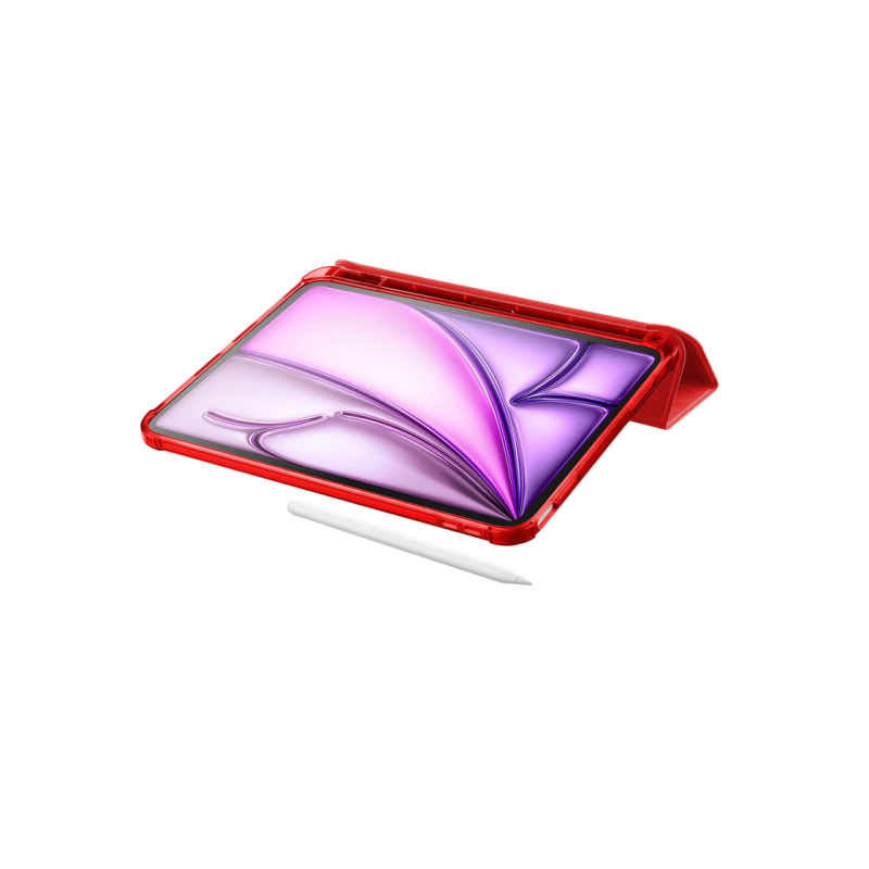 Сотовый Apple iPad Air 11" 2024, чехол-подставка, красный