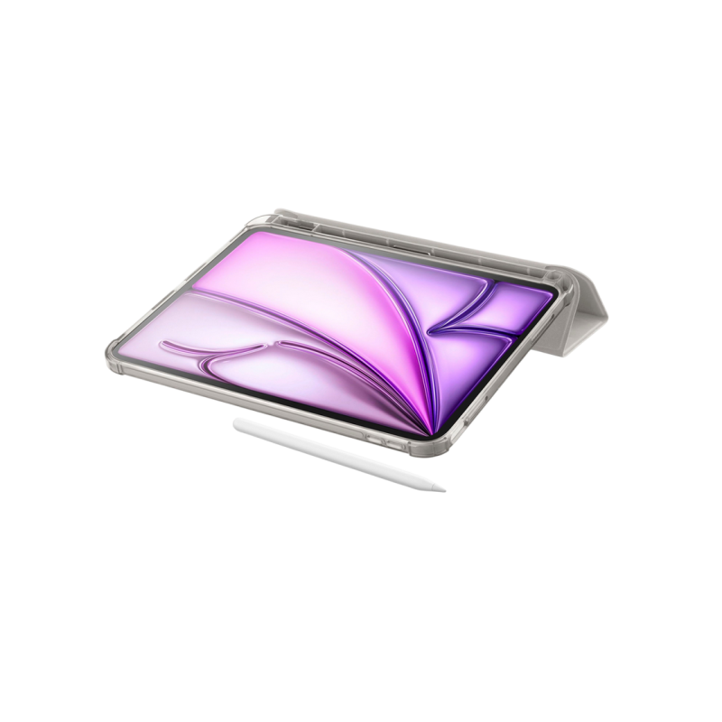 Сотовый Apple iPad Air 11" 2024, чехол-подставка, серый