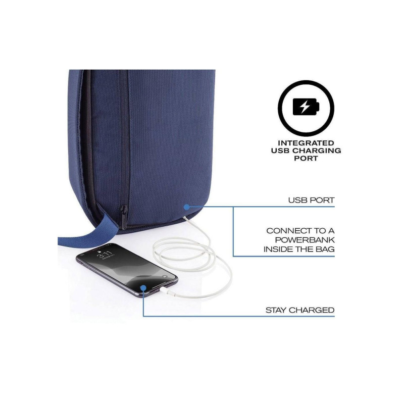 Tablet Bag Bobby Sling, anti-theft, P705.785 for Tablet 9.7" & City Bags, Navy