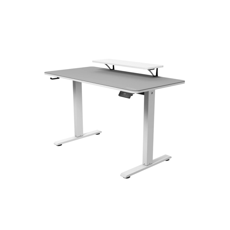 Gaming Electric Desk Cougar E-Star 120, Width 1200mm, Depth 600mm,Heigh 720-1170mm WHITE