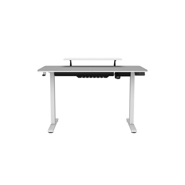Gaming Electric Desk Cougar E-Star 120, Width 1200mm, Depth 600mm,Heigh 720-1170mm WHITE