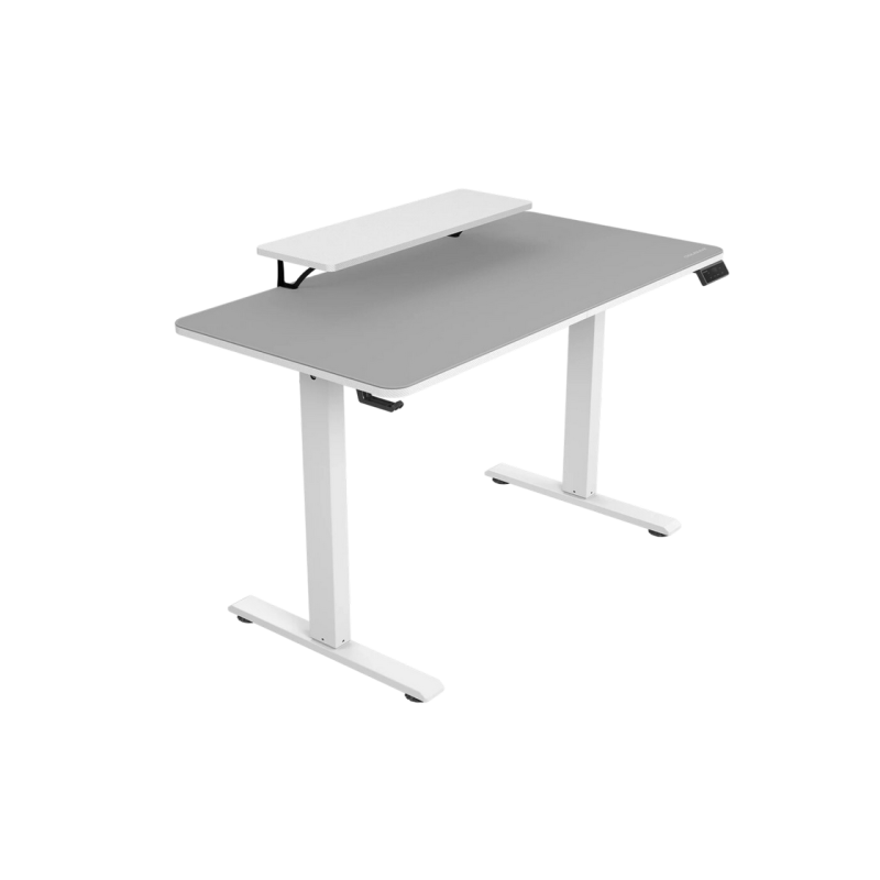 Gaming Electric Desk Cougar E-Star 120, Width 1200mm, Depth 600mm,Heigh 720-1170mm WHITE