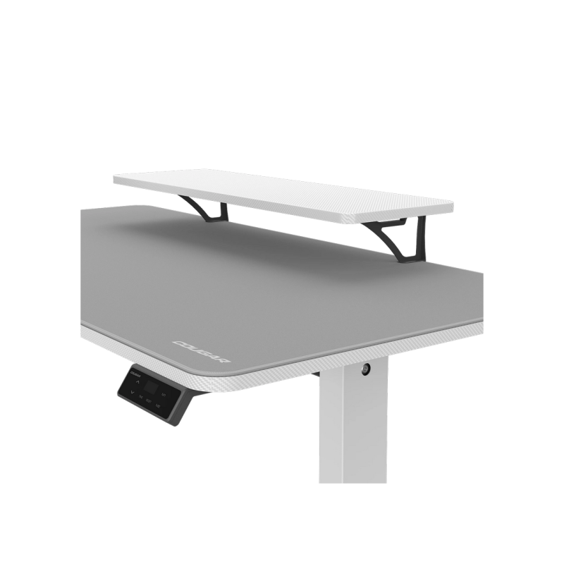Gaming Electric Desk Cougar E-Star 140, Width 1400mm, Depth 600mm, Heigh 720-1170mm WHITE