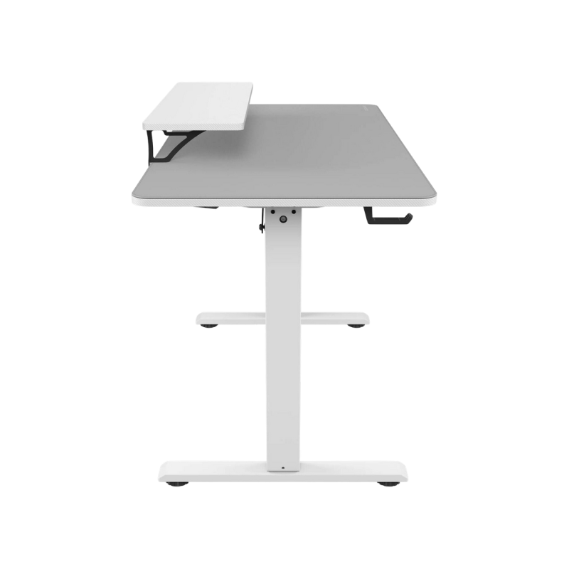 Gaming Electric Desk Cougar E-Star 120, Width 1200mm, Depth 600mm,Heigh 720-1170mm WHITE