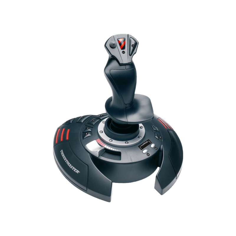 Джойстик Thrustmaster Flightstick X, 12 кнопок, 4 оси, поворотный руль направления, встроенный рычаг управления, кнопка PoV, режим скорострельного огня