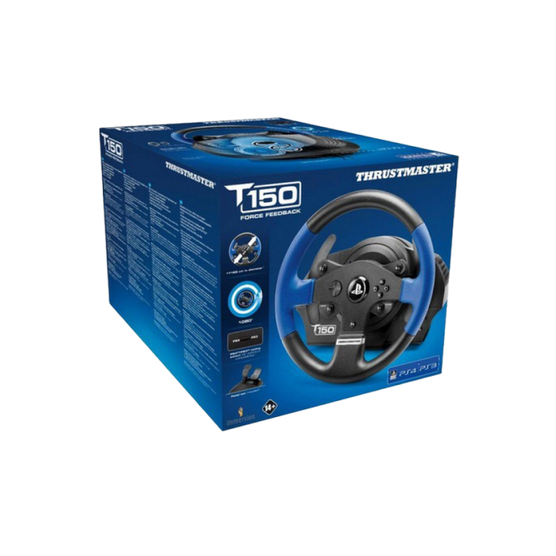 Wheel Thrustmaster T150 RS, 11", 1080 degree, Force Feedback, 2-pedal pedal set