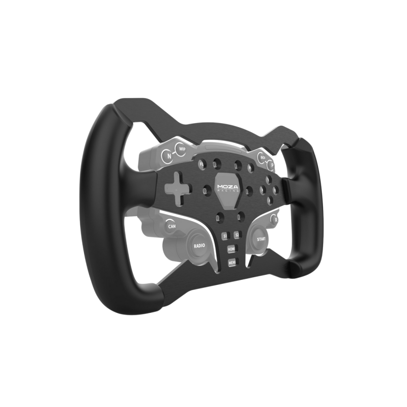 Wheel Mod MOZA ES Formula, 280mm, Aviation Grade Aluminum Body, Rubber Grips, Racing-level Quick Release System