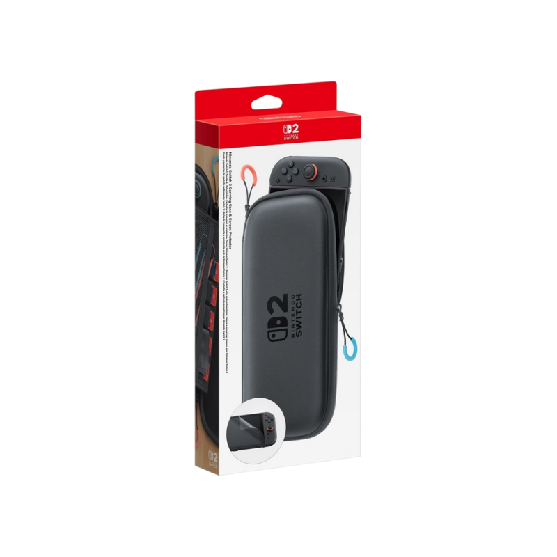NINTENDO SWITCH 2 CARRYING CASE AND SCREEN PROTECTOR