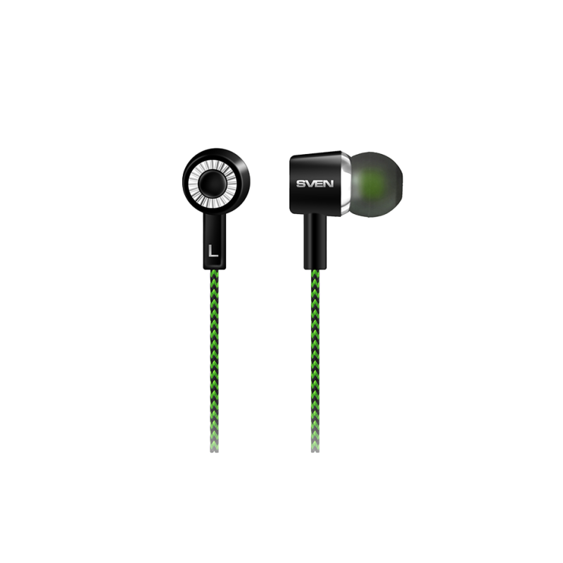 Наушники Sven E-107 Black/Green