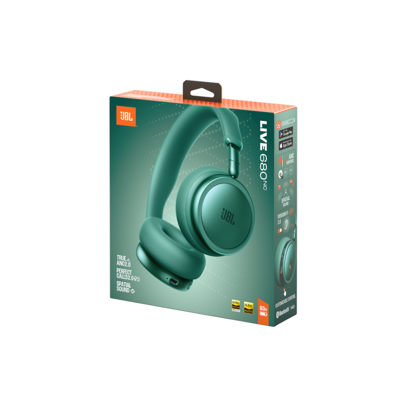 Headphones Bluetooth JBL LIVE680NC, Green