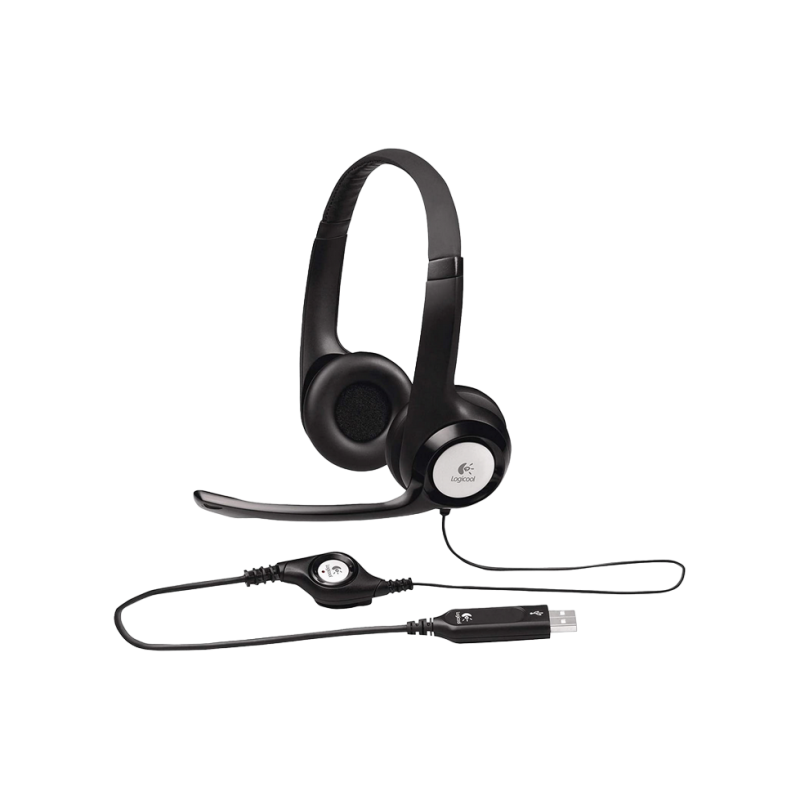 Наушники Logitech H390, Black, LO 981-000406