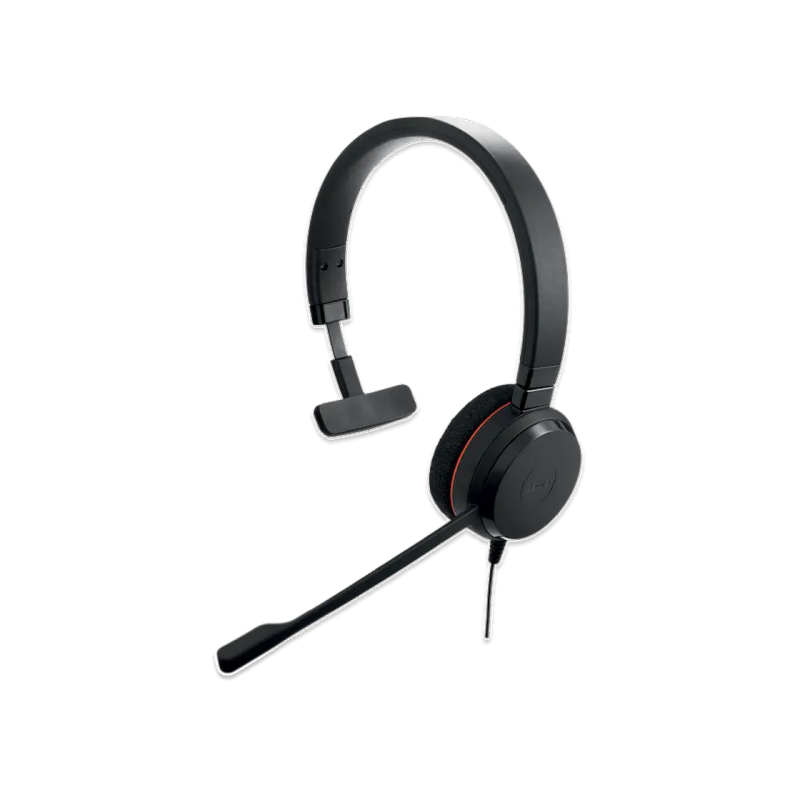 Гарнитура Jabra Evolve 20, Mono UC, USB C/A адаптер, черная
