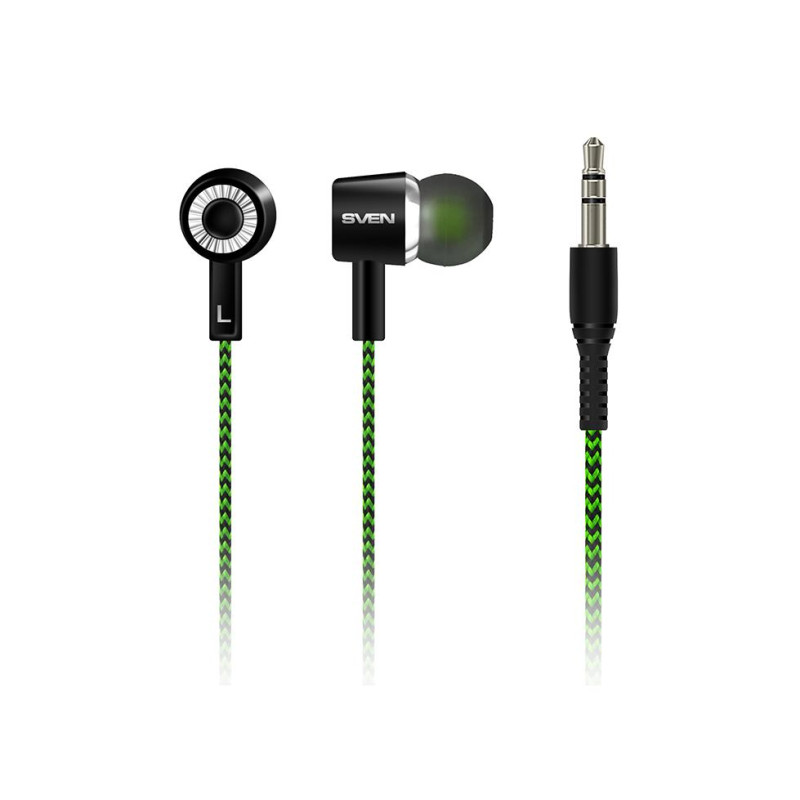 Наушники Sven E-107 Black/Green