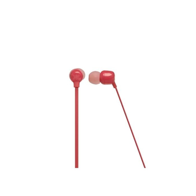 Earphones Bluetooth JBL T115BT, Coral Red.