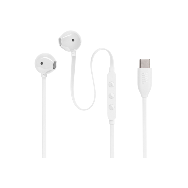 Casti JBL T305C, White