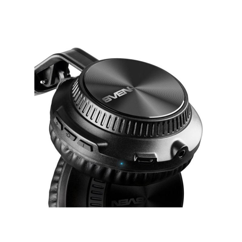 Bluetooth-гарнитура SVEN AP-B630MV с микрофоном, черная, 4-контактный 3,5-мм мини-джек