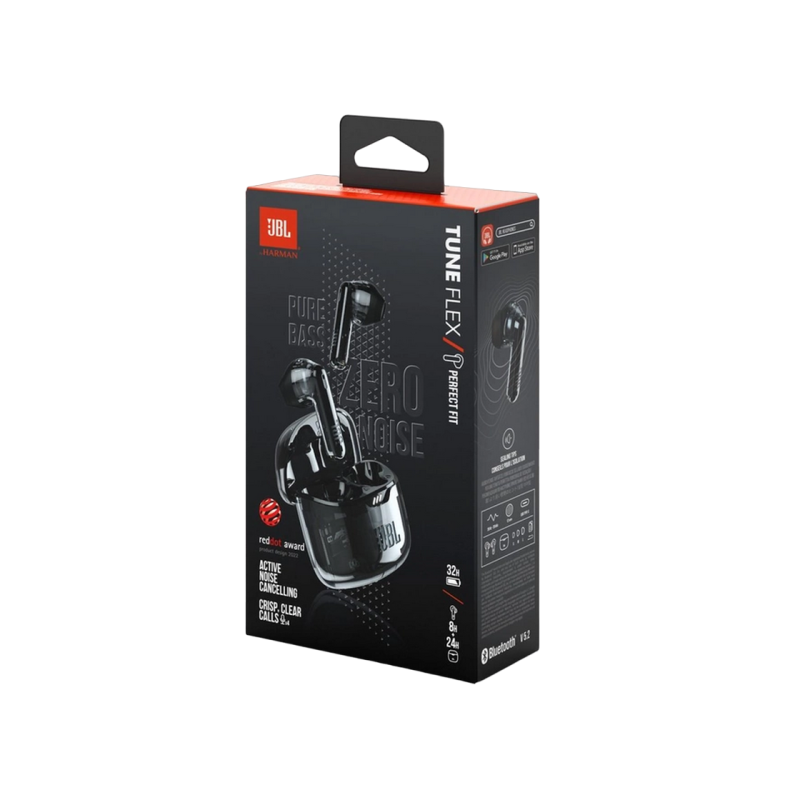 Наушники JBL Tune Flex Black Ghost Edition