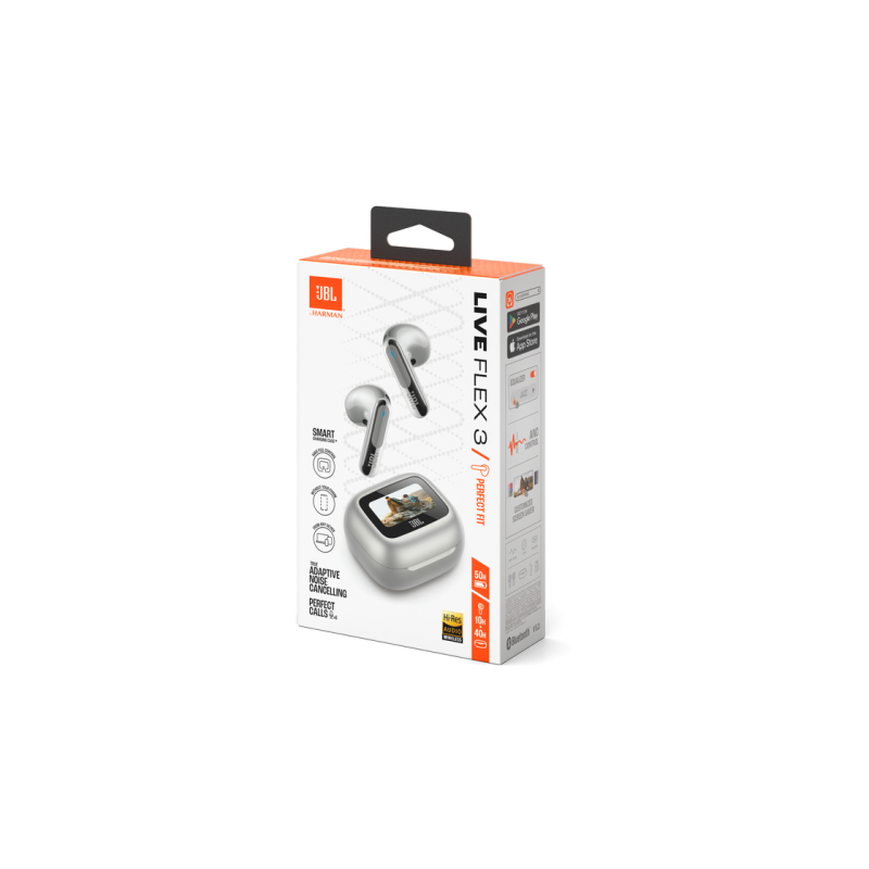 Наушники JBL LIVE Flex 3 Silver