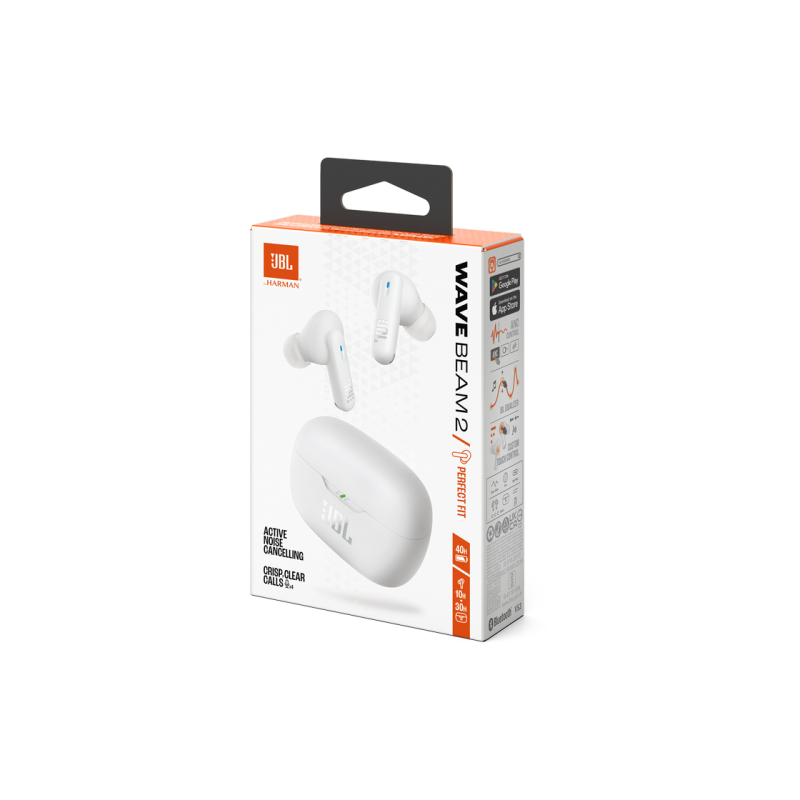 Беспроводная TWS-гарнитура JBL Wave Beam 2, белая