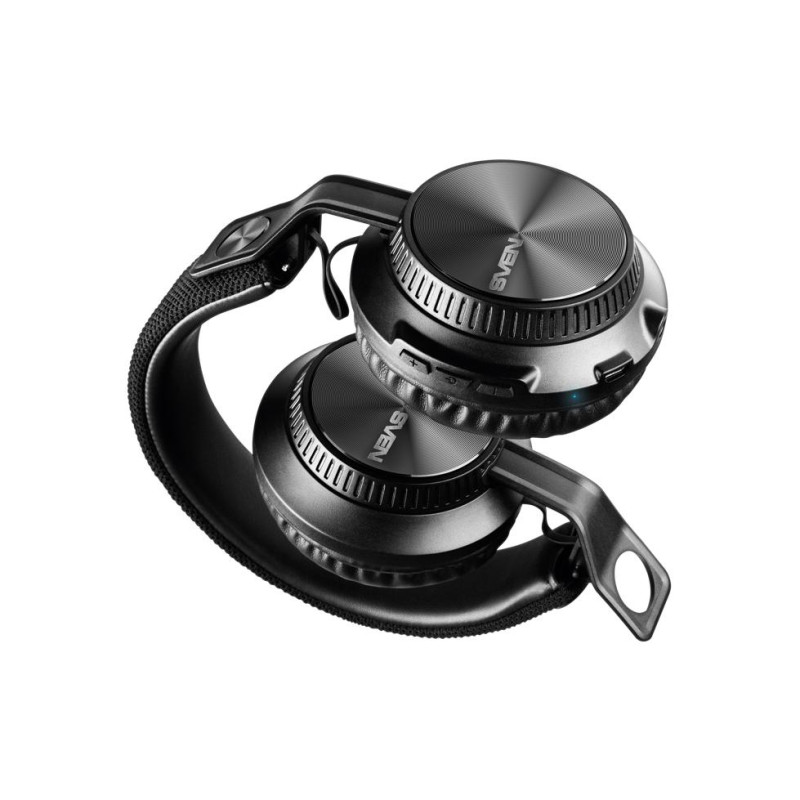 Bluetooth-гарнитура SVEN AP-B630MV с микрофоном, черная, 4-контактный 3,5-мм мини-джек