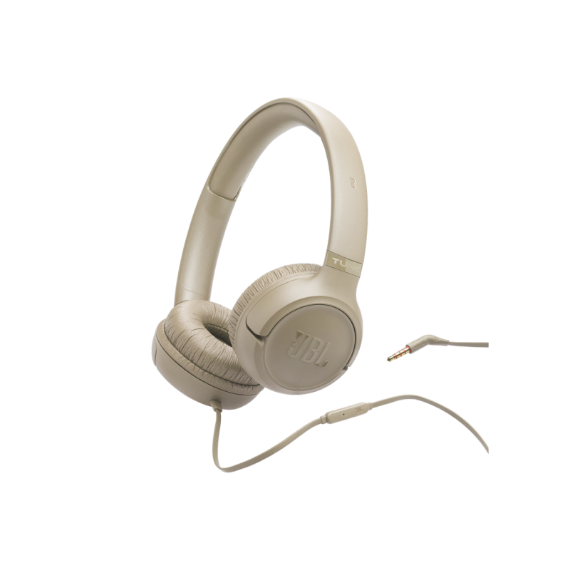 Headphones JBL T530 Beige, On-ear