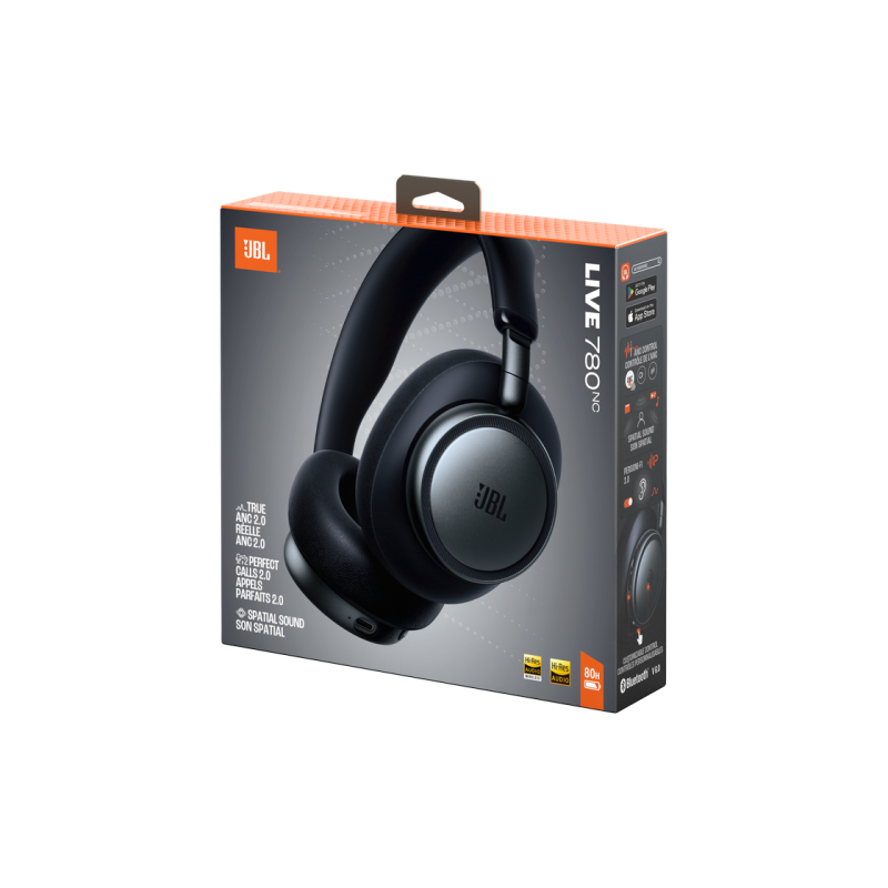 Headphones Bluetooth JBL LIVE780NC, Black