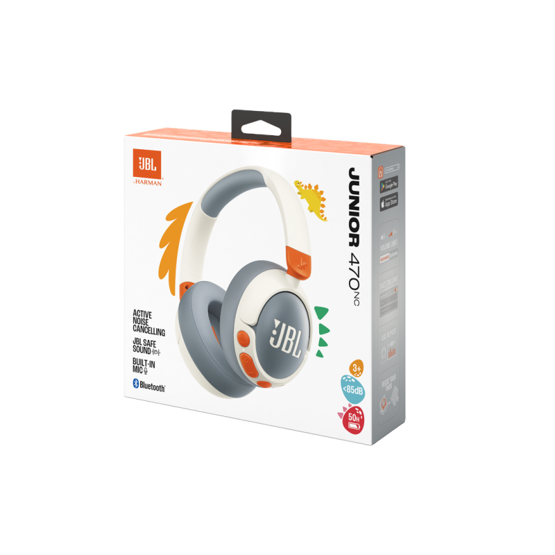 Наушники Bluetooth JBL JR470NC, детские, накладные, розовые