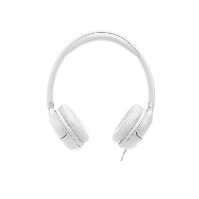 Headphones JBL T530C White, USB-C, On-ear