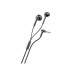 Ploos capsule earphone with mic Black