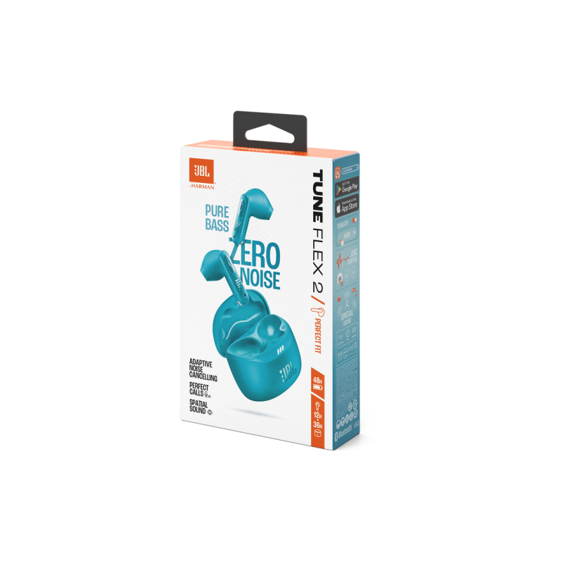 Беспроводная гарнитура JBL Tune Flex 2 Turquise, TWS