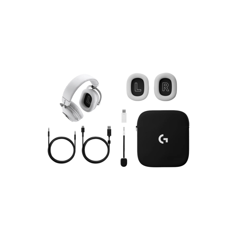 Gaming Wireless Headset Logitech G Pro X 3 LIGHTSPEED 2.4GHZ - EMEA28i - 935 WHITE