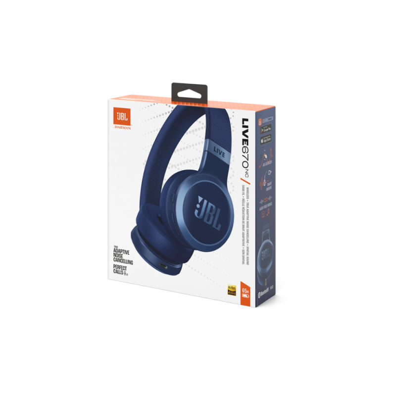 Наушники JBL LIVE670NC, Синие
