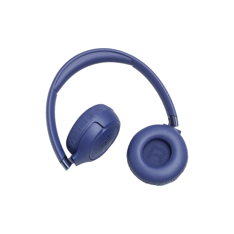 Headphones Bluetooth JBL T680NC, Blue, On-ear, Adaptive Noise Cancelling with Smart Ambient